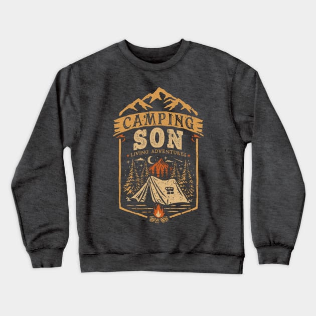 Camping Son Crewneck Sweatshirt by Olipop